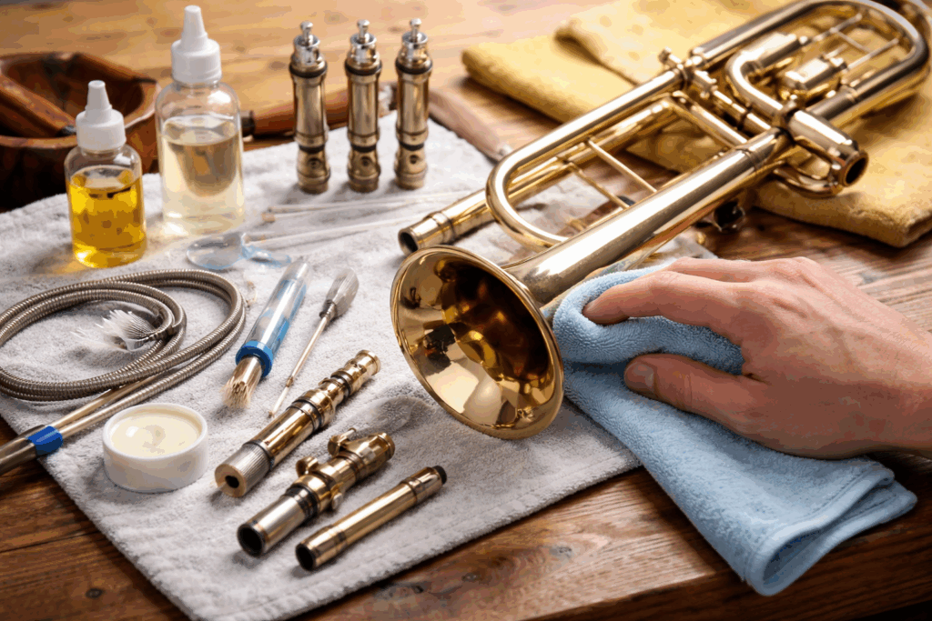 onderhoud koperen blaasinstrumenten