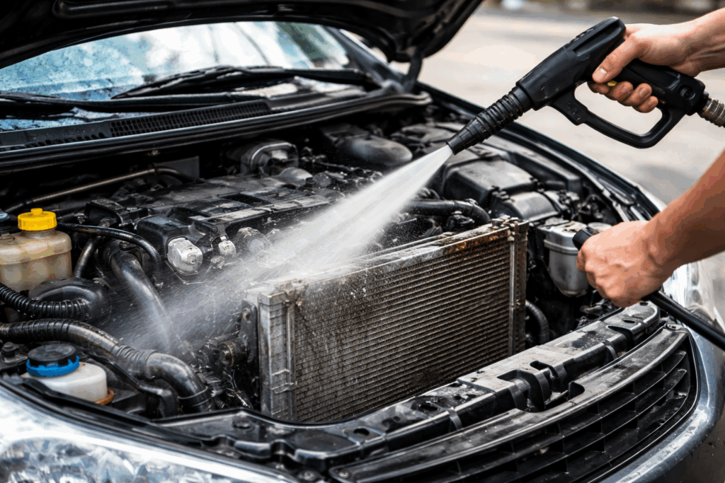 radiateur auto schoonmaken