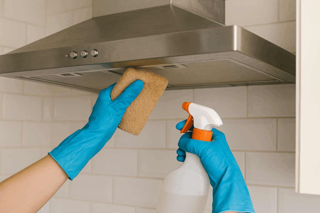 Afzuigkap schoonmaken