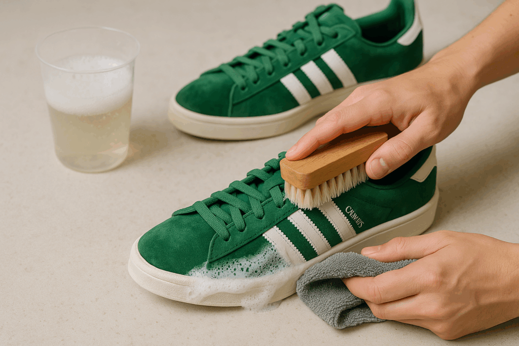 Adidas campus schoonmaken