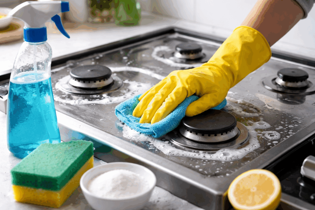 Gasfornuis schoonmaken