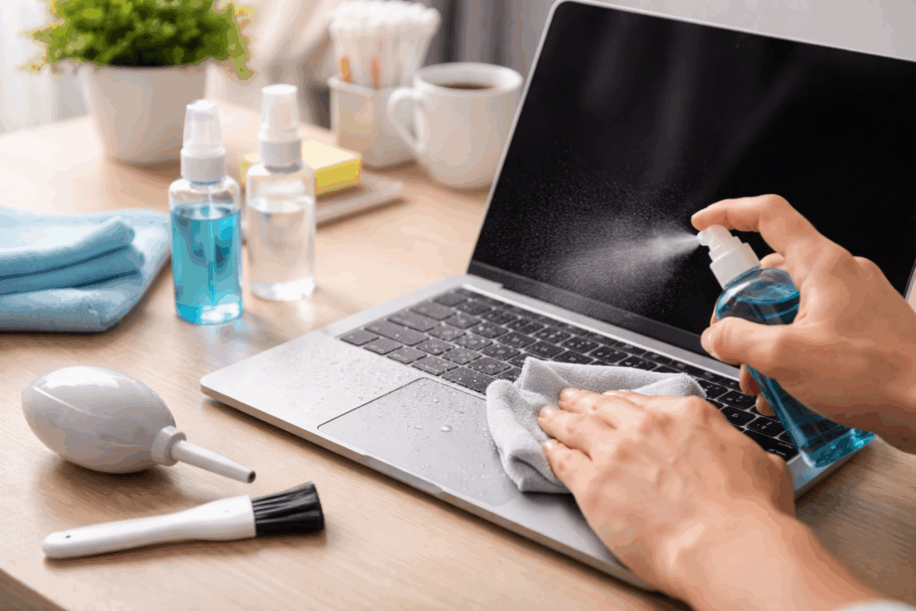 Laptop schoonmaken