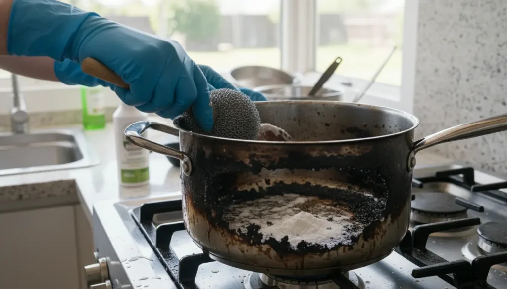 Aangebrande pot schoonmaken: zo krijg je ‘m weer snel en veilig schoon