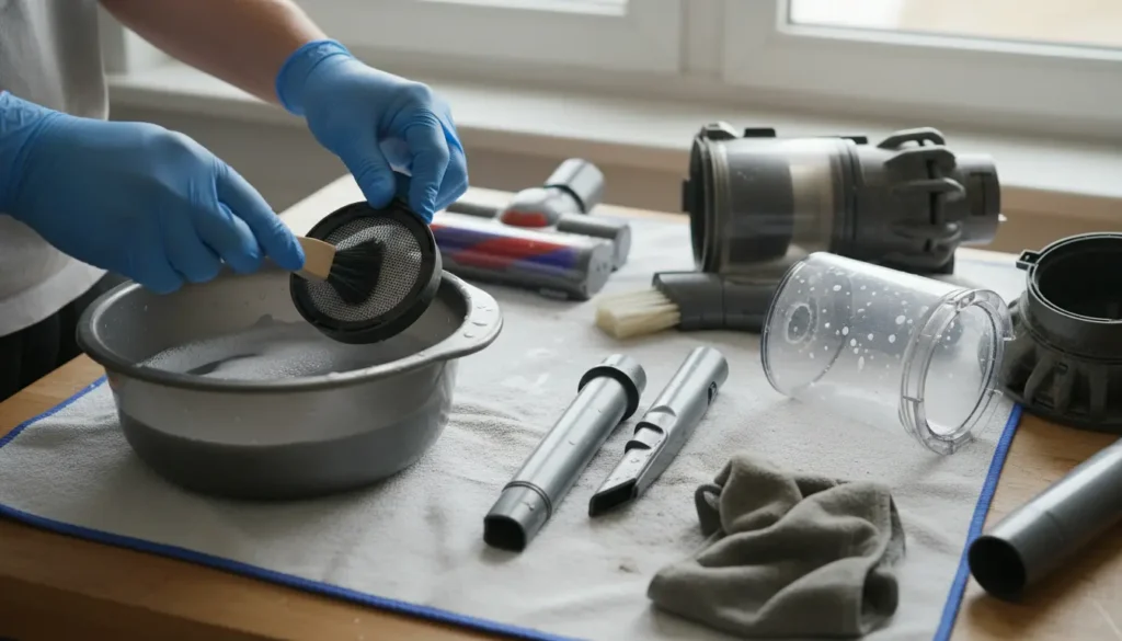 Dyson onderdelen schoonmaken: zo houd je je stofzuiger krachtig, fris en stil