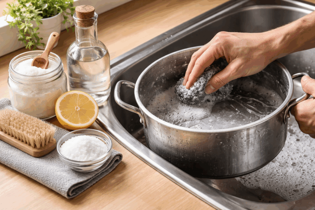 Aluminium schoonmaken oma