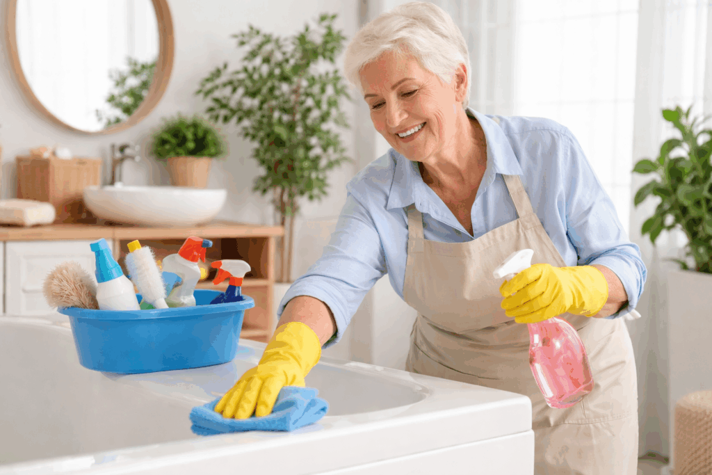 Badkamer schoonmaken – oma weet raadt