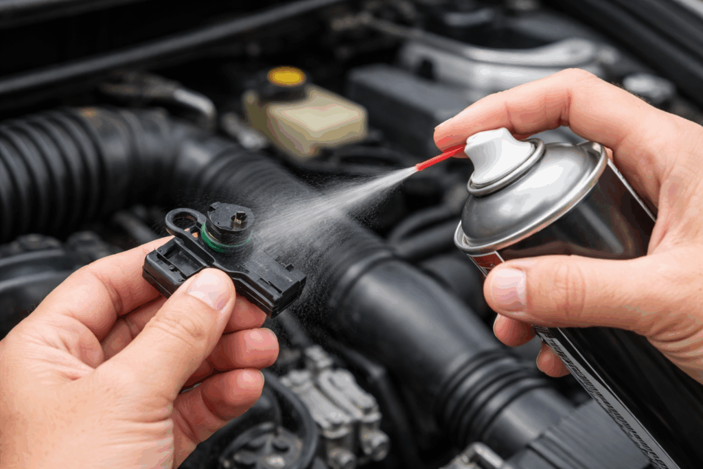 map sensor schoonmaken