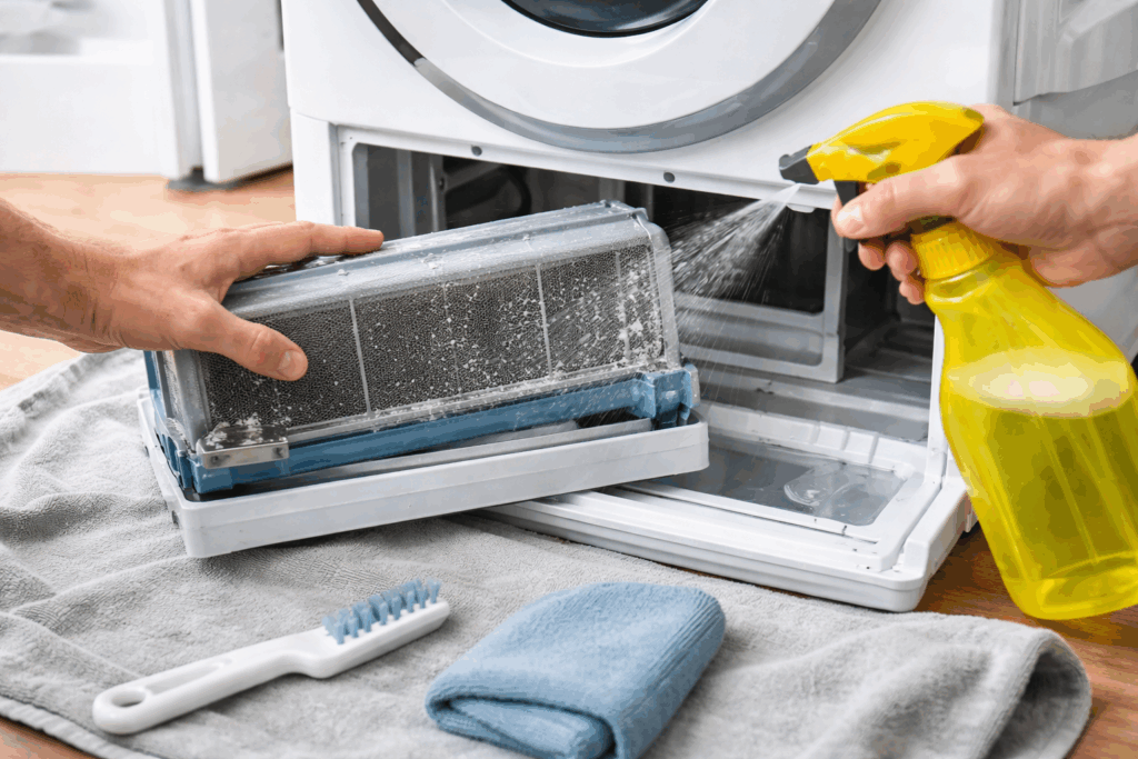 Bosch zelfreinigende condensor schoonmaken