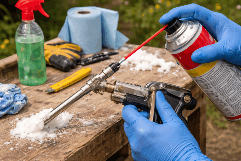 schoonmaken pur pistool