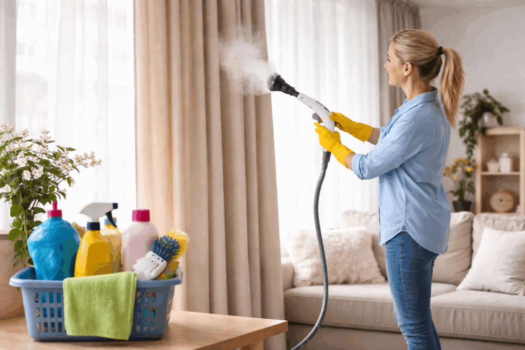 Gordijnen schoonmaken