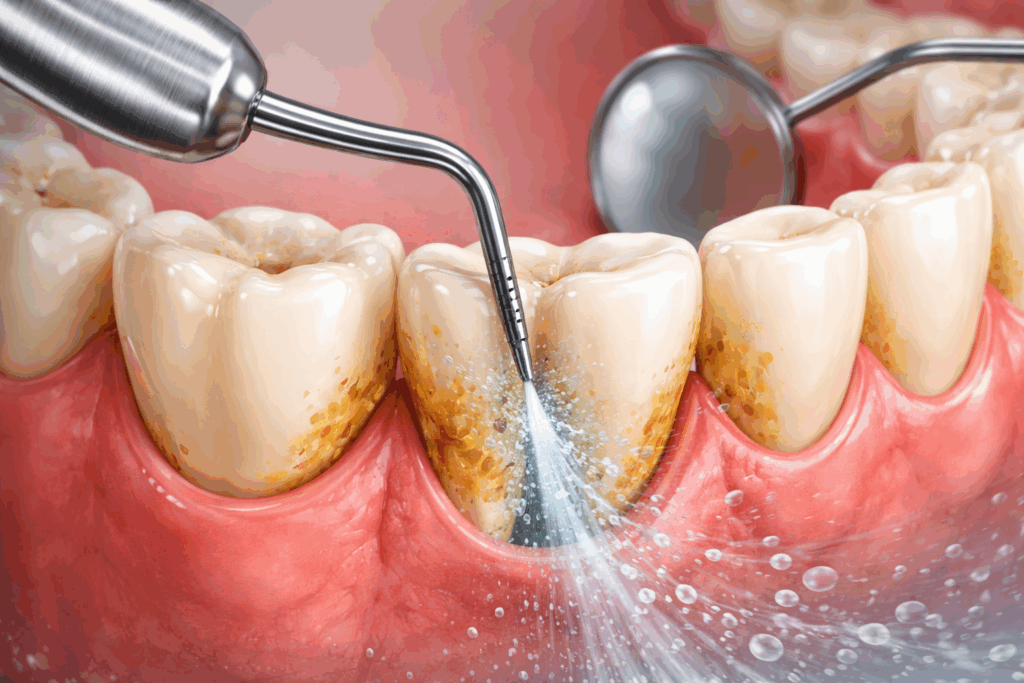 pockets tanden schoonmaken