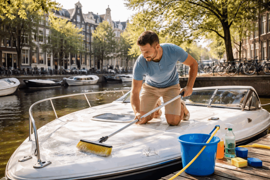 boot schoonmaken amsterdam