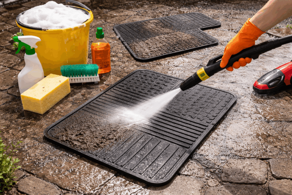 Automatten schoonmaken