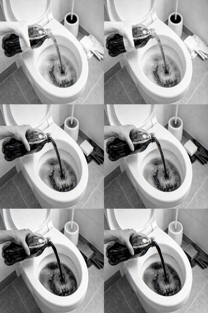 wc pot schoonmaken met cola