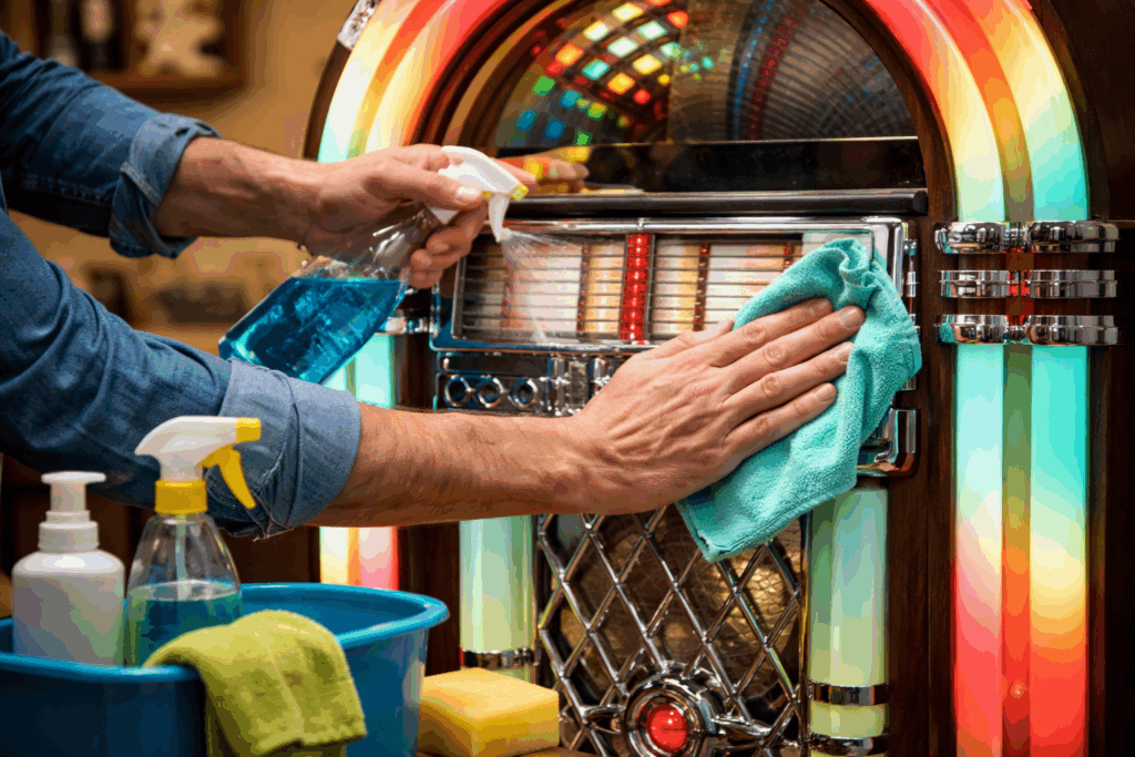 jukebox schoonmaken