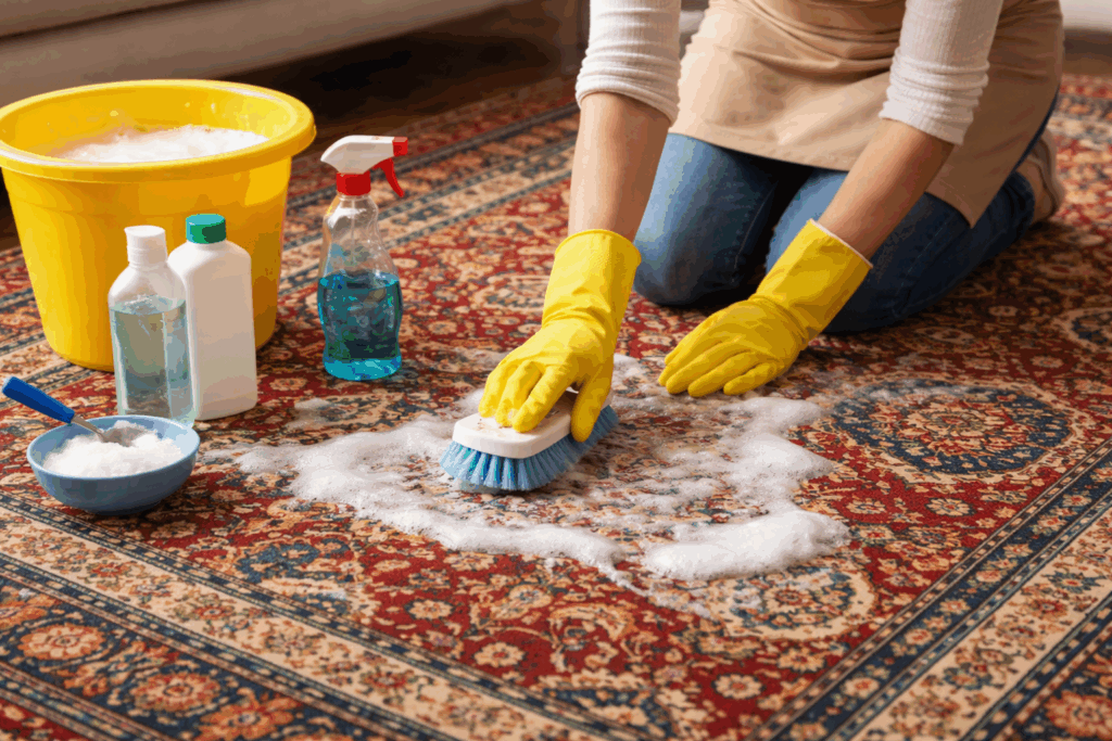 schoonmaken perzisch kleed