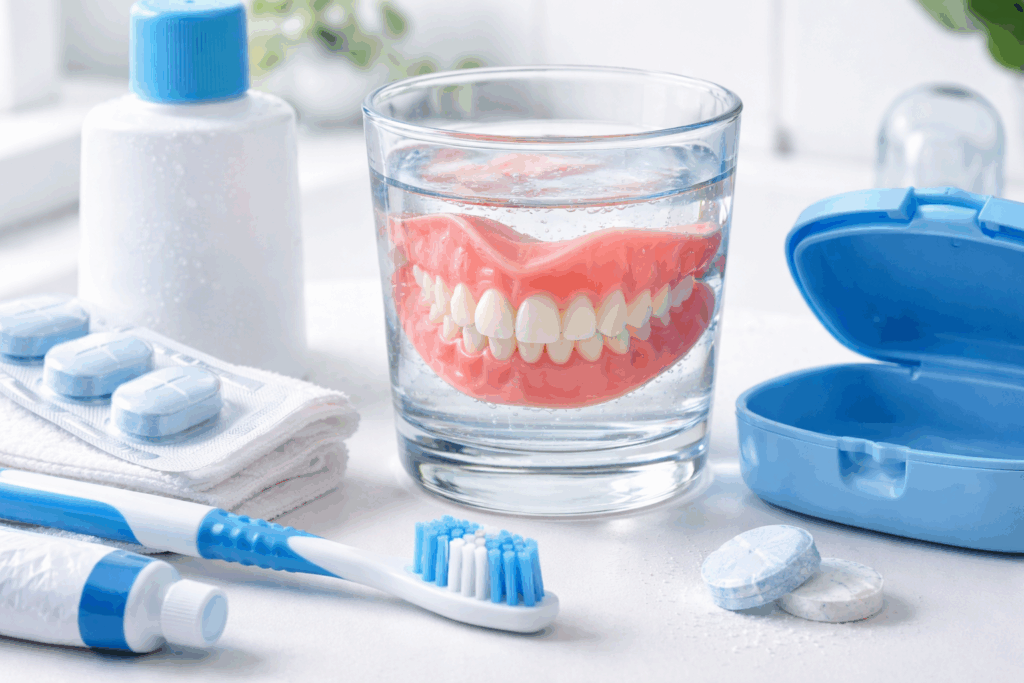 Kunstgebit schoonmaken 7 tips