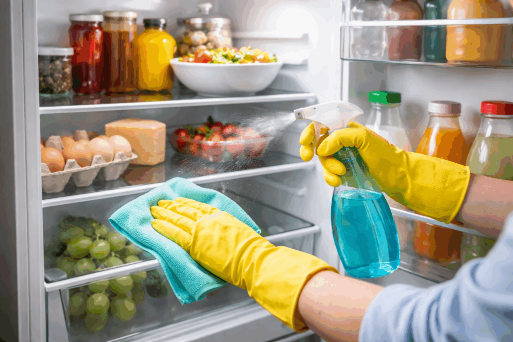 Hoe vaak koelkast schoonmaken