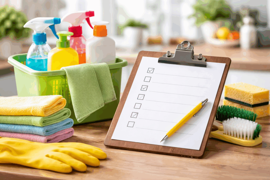 checklist schoonmaken