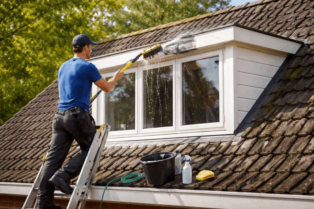 Dakkapel schoonmaken