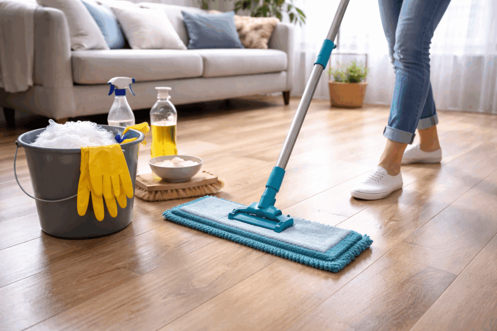 Laminaat schoonmaken – oma weet raadt