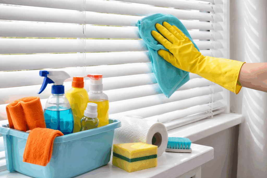 Luxaflex schoonmaken action