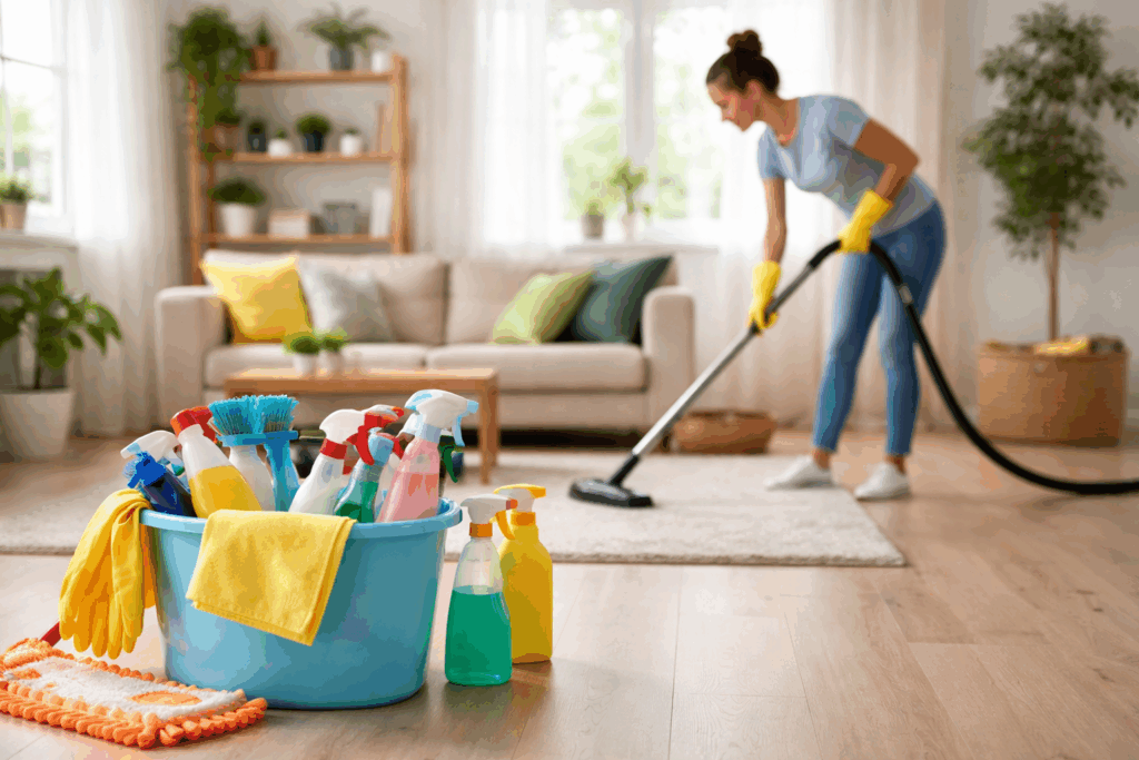 eenmalig schoonmaken huis