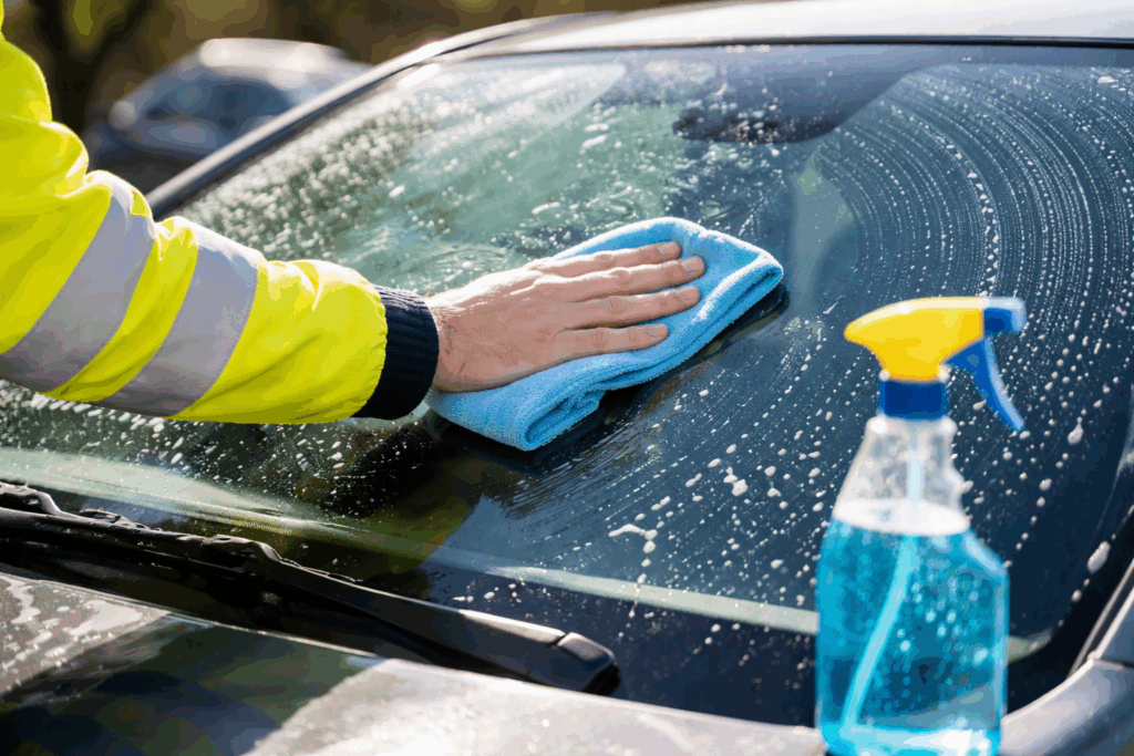 Autoruiten schoonmaken anwb