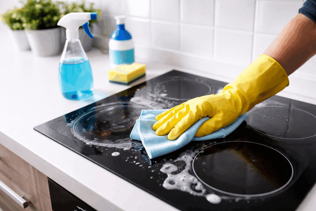 elektrisch koken schoonmaken