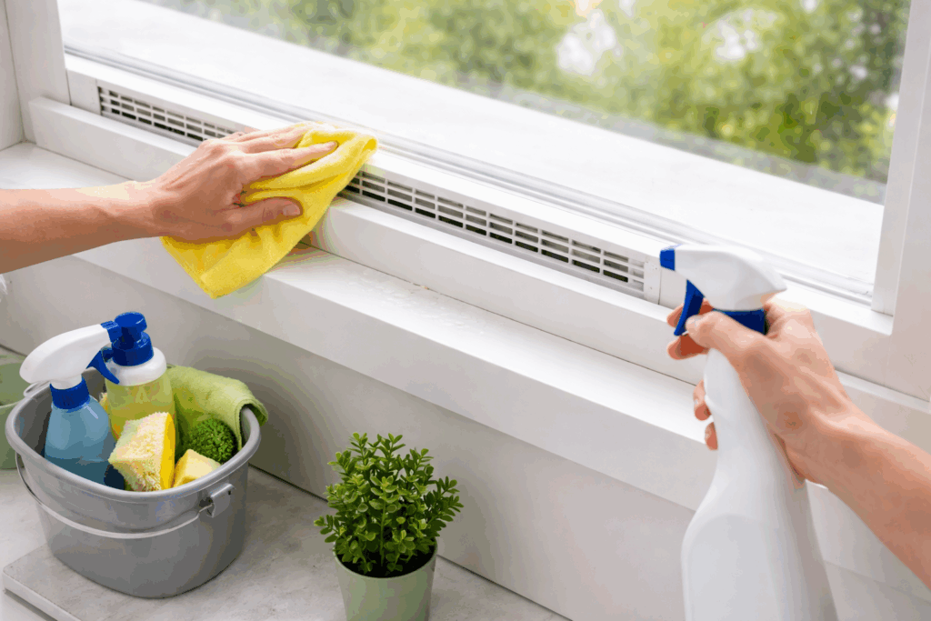 Duco ventilatierooster schoonmaken