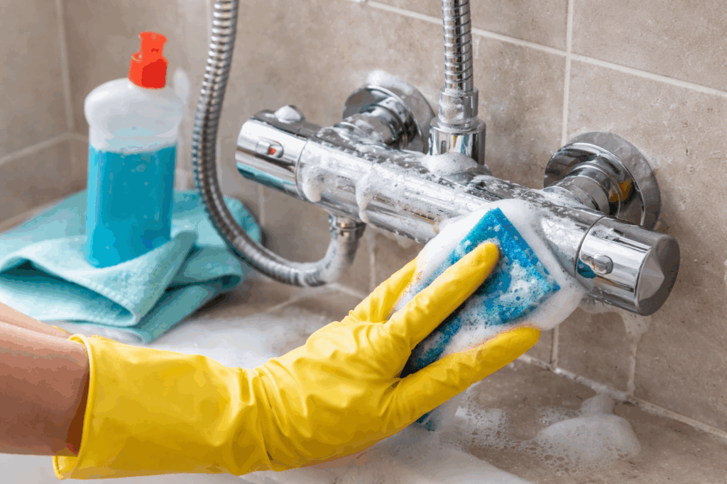 thermostaat douchekraan schoonmaken