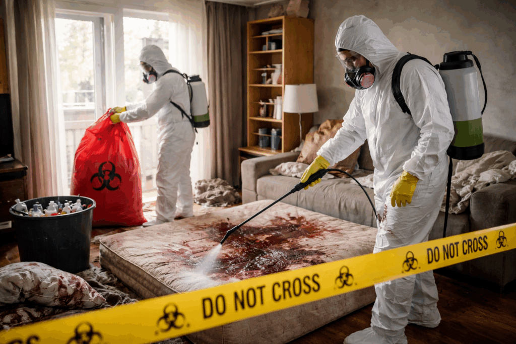 schoonmaken na overlijden