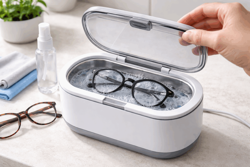 Bril schoonmaken ultrasoon