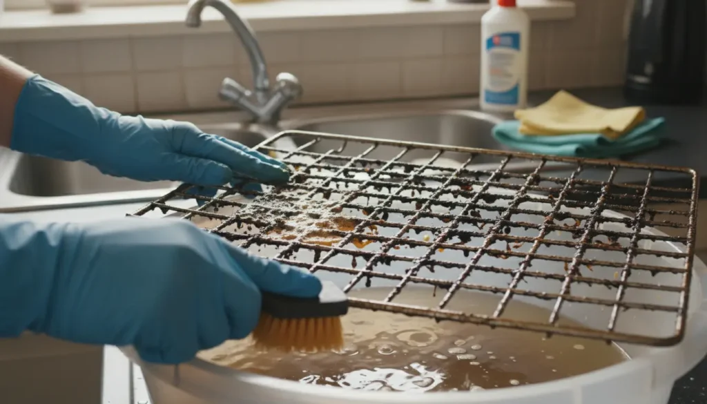 Aangekoekt ovenrooster schoonmaken: 7 snelle methodes voor een rooster dat weer echt fris oogt