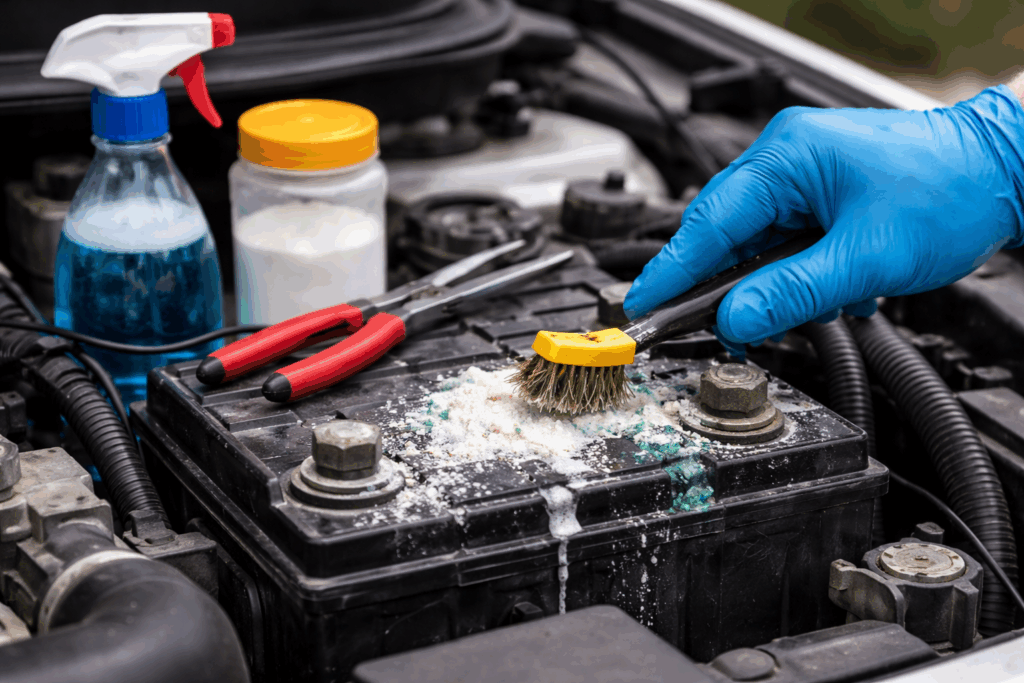 accupool schoonmaken