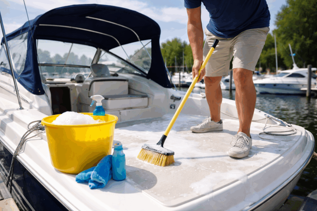 kap boot schoonmaken