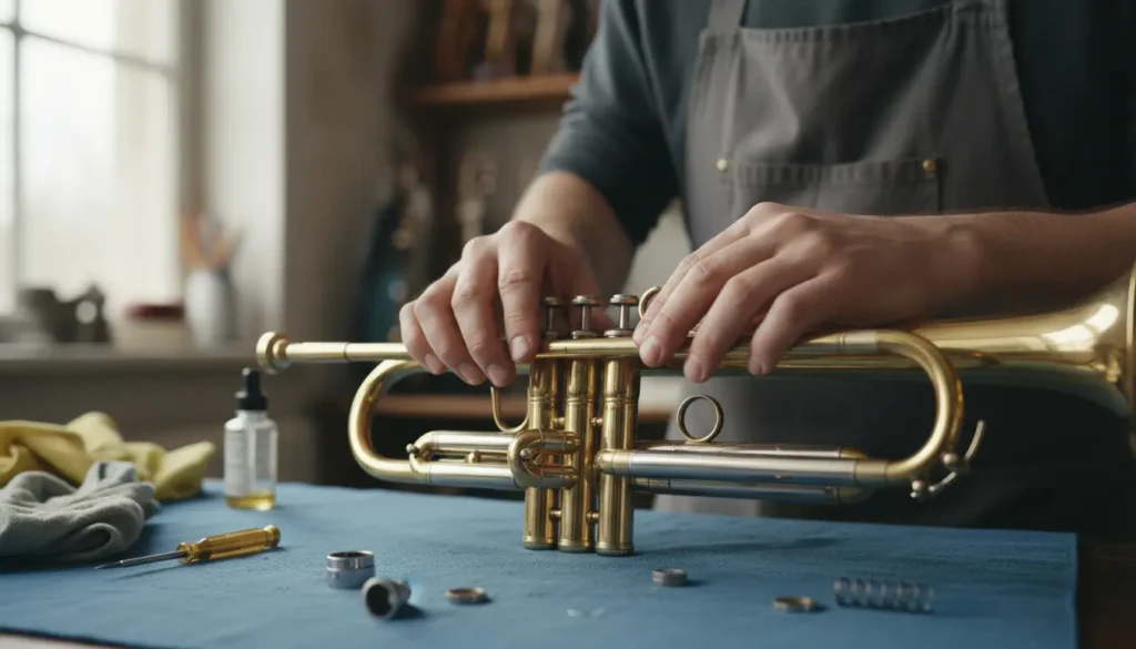Trompet ventielen plaatsen: zo zet je ze goed terug voor een soepele actie en zuivere toon