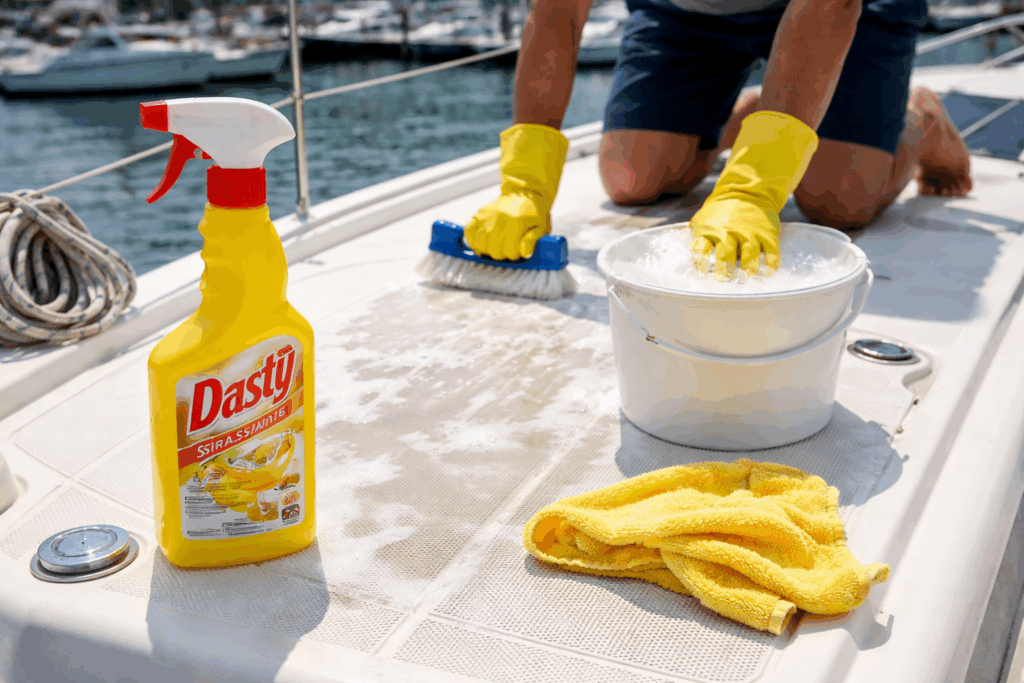 dasty boot schoonmaken